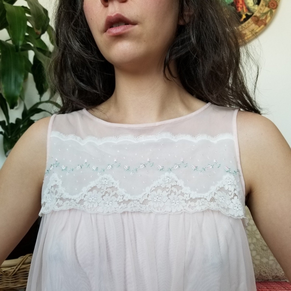 SOLD💫Vintage 60s Babydoll Lingerie Dress